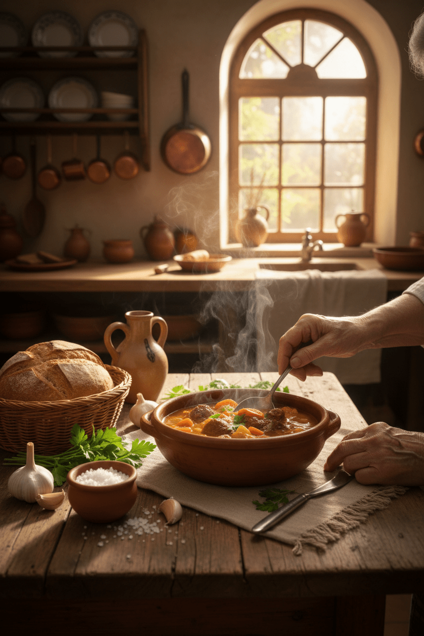 5 Recetas de Abuela que Nutren el Alma ✨ Tradición, amor y sabor en cada plato - crecimiento personal - e - book digital - Sonido Áureo BG - Biblioteca de Transformación