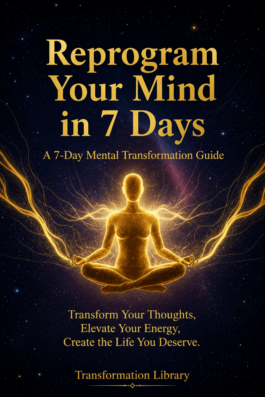 Reprogram YOUR MIND IN 7 DAYS - Guide to Positive Affirmations and Personal Growth - crecimiento personal - e - book digital - Sonido Áureo BG - Biblioteca de Transformación