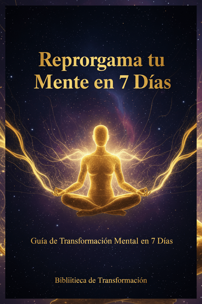 Reprograma tu mente en 7 días - Guía de afirmaciones positivas y desarrollo personal - crecimiento personal - e - book digital - Sonido Áureo BG - Biblioteca de Transformación